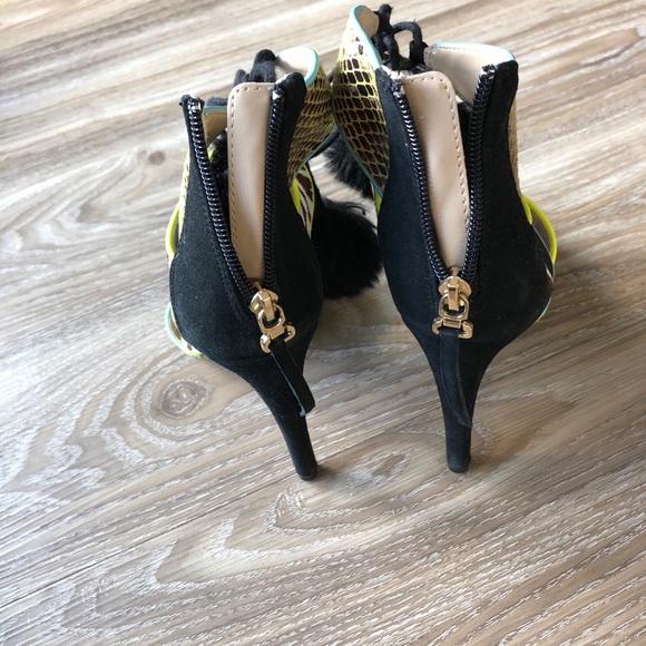 River Island Mixed Patterned Heels - Picture 4 of 5